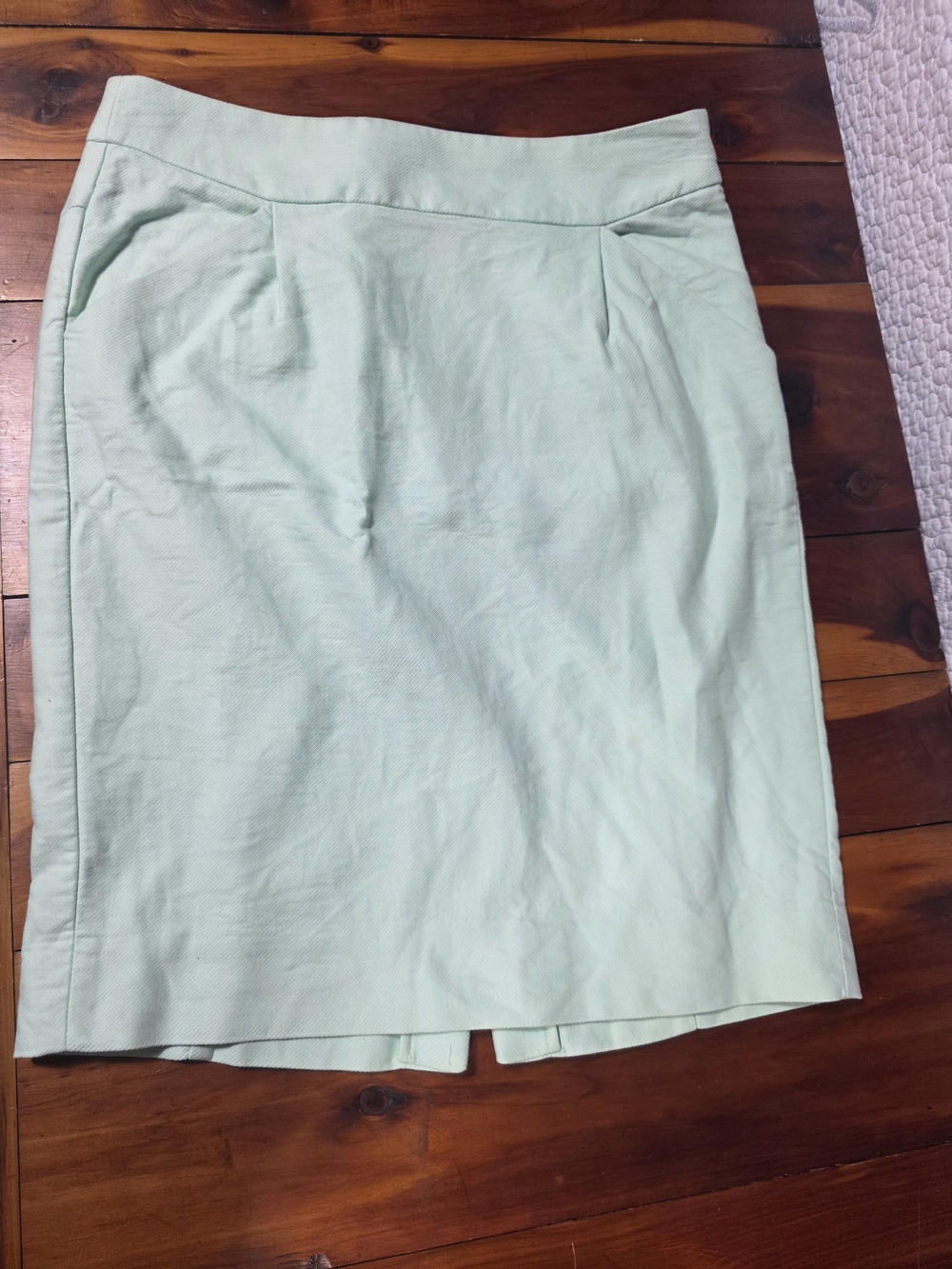 J. Crew Mint Green Pencil Skirt Size 2